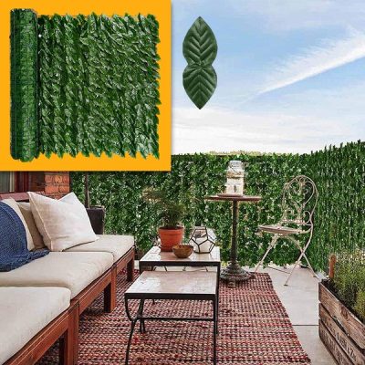 Mesterséges levelekkel ellátott magánélet védelmi panel | LEAFPANEL