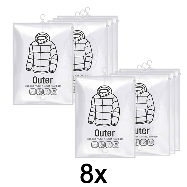 2x Felakasztható vákuumos tárolózsákok – (4 db) | VACUHANG