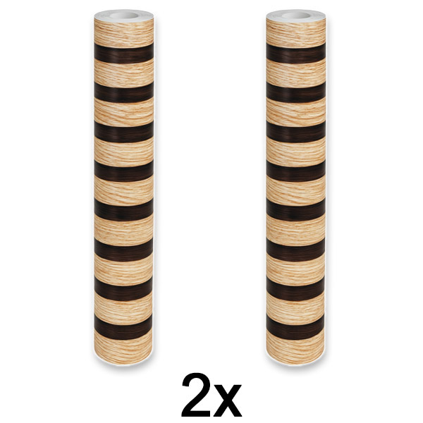 2x Elegáns falmatrica fa hatással | LINEWALL