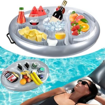 Tökéletes felfújható medence tálca italoknak | FLOATPLATI