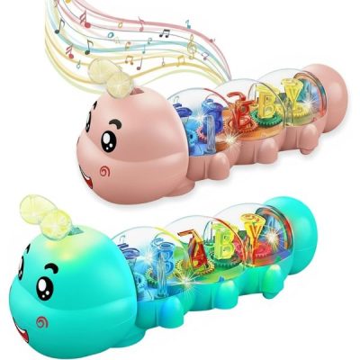 Interaktív zenélő mászó hernyó | CATERLY